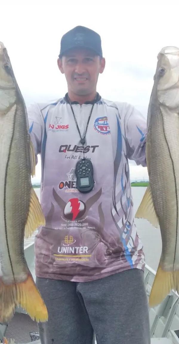 Pesca de robalo Rio tubarão sc em Capivari de Baixo-SC
