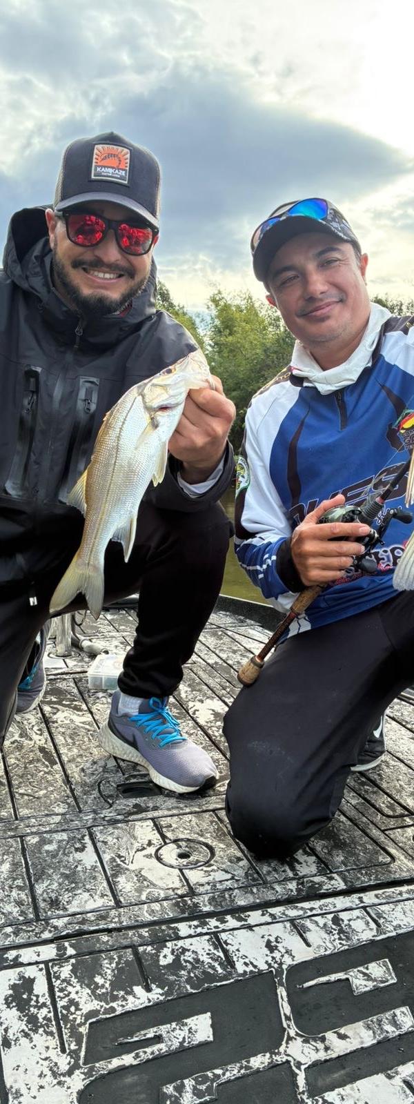 Pescaria com Ariel Silveira em Passo de Torres SC