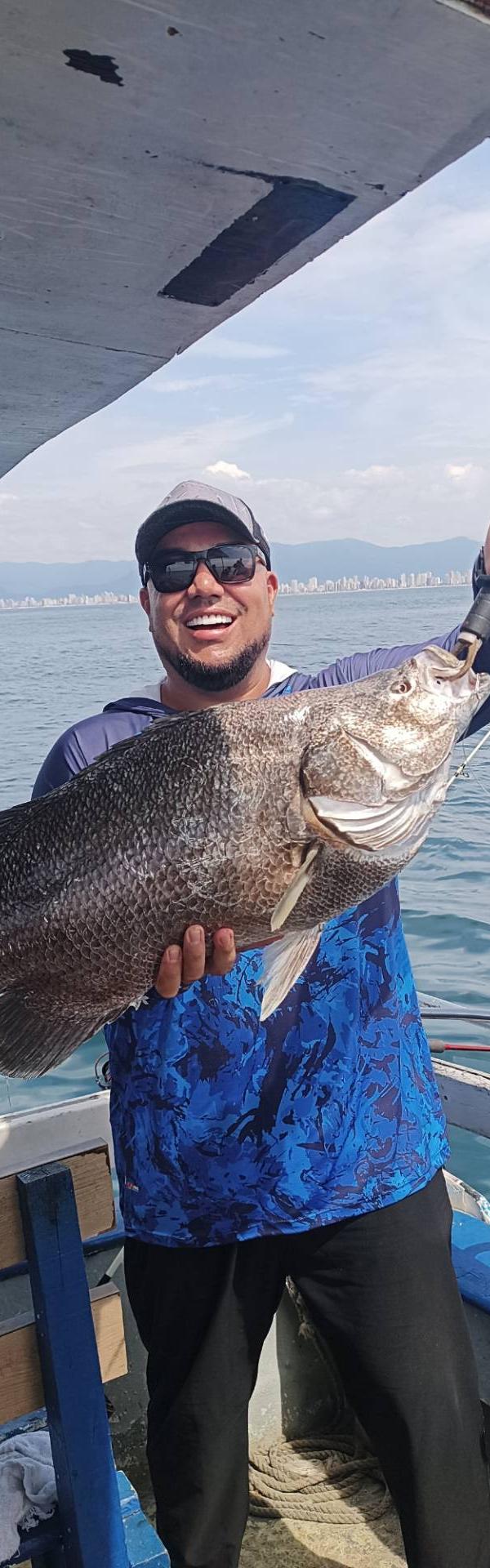 Pescaria com Mario frança costa junior em Praia grande