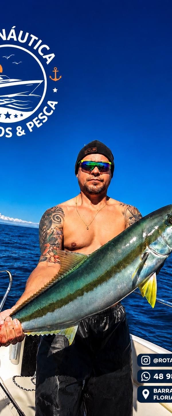 Pescaria com Danilo Leonel em Florianópolis